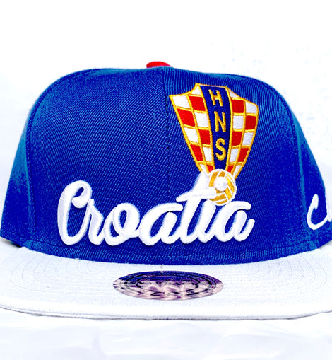 snapback Croatia cap ( Croatia hat / Croatia cap / croatian hat / croatian cap / Country cap / harmony day / modric cap )