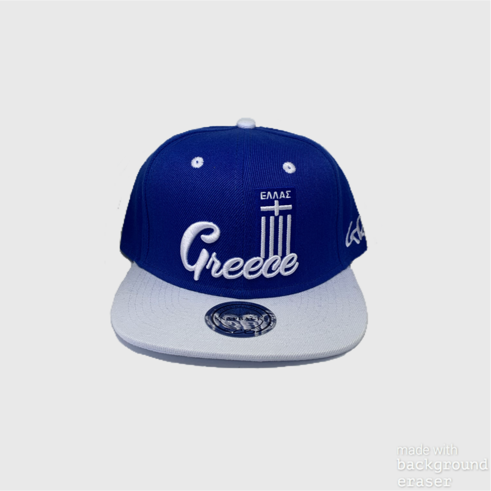 snapback Greece ( Greece hat / Greece cap / greek cap / greek hat / Hellas cap / country cap / country cap / harmony day)