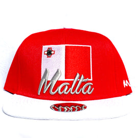 snapback Malta cap ( national cap / Maltese hat / Maltese cap / country cap / malta hat / Malta cap / harmony day )