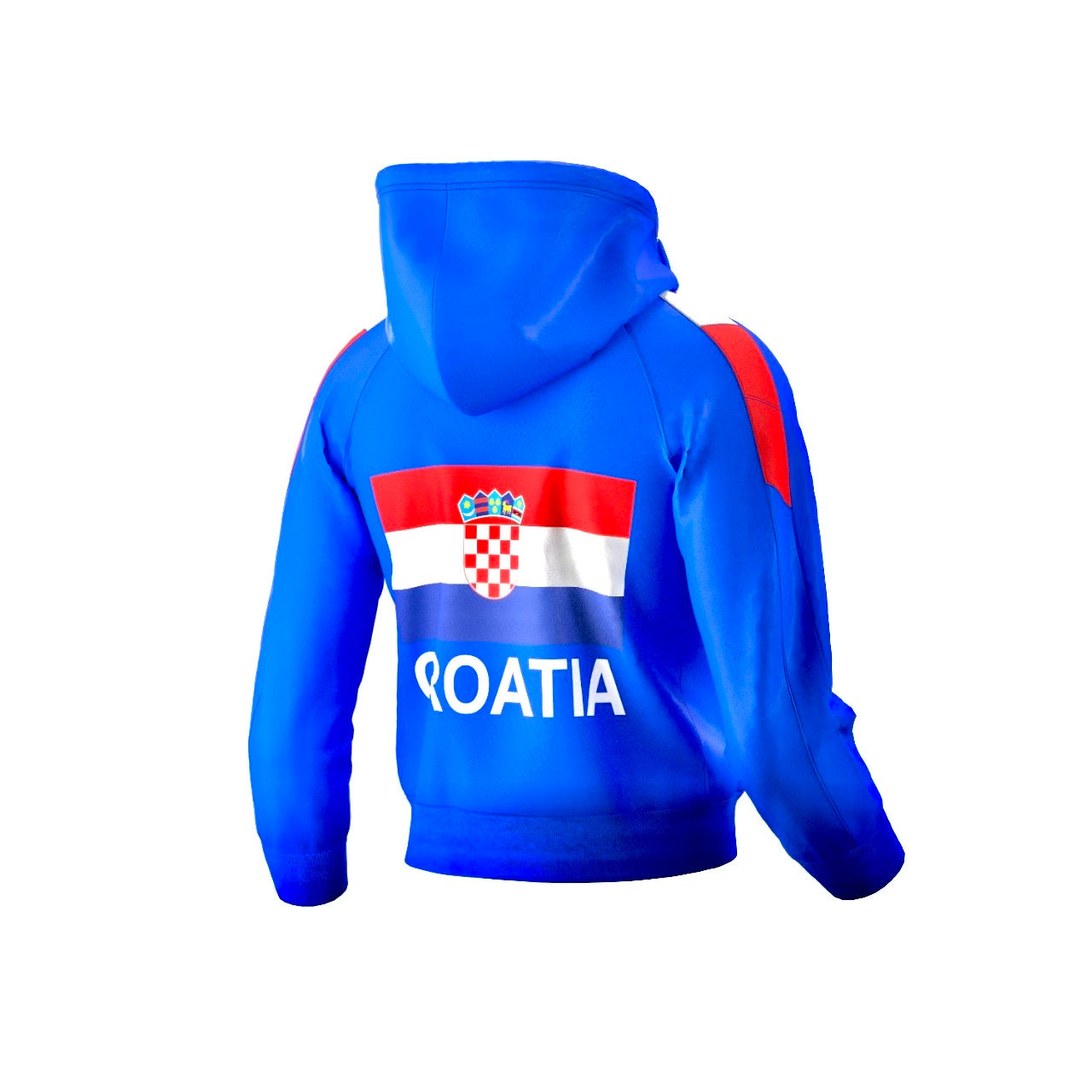 Croatia ZIPPER hoodie jumper ( croatia red / Croatia training jacket / warm up jacket / Harmony day / cro / Croatian jumper)