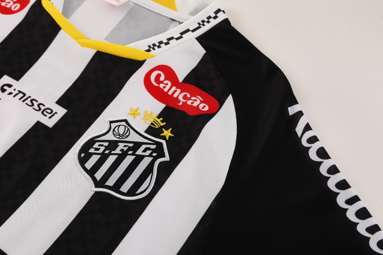 Football Jersey Santos Neymar jr home 25/26 #number10 ( Harmony day / Brasil soccer shirt & shorts )