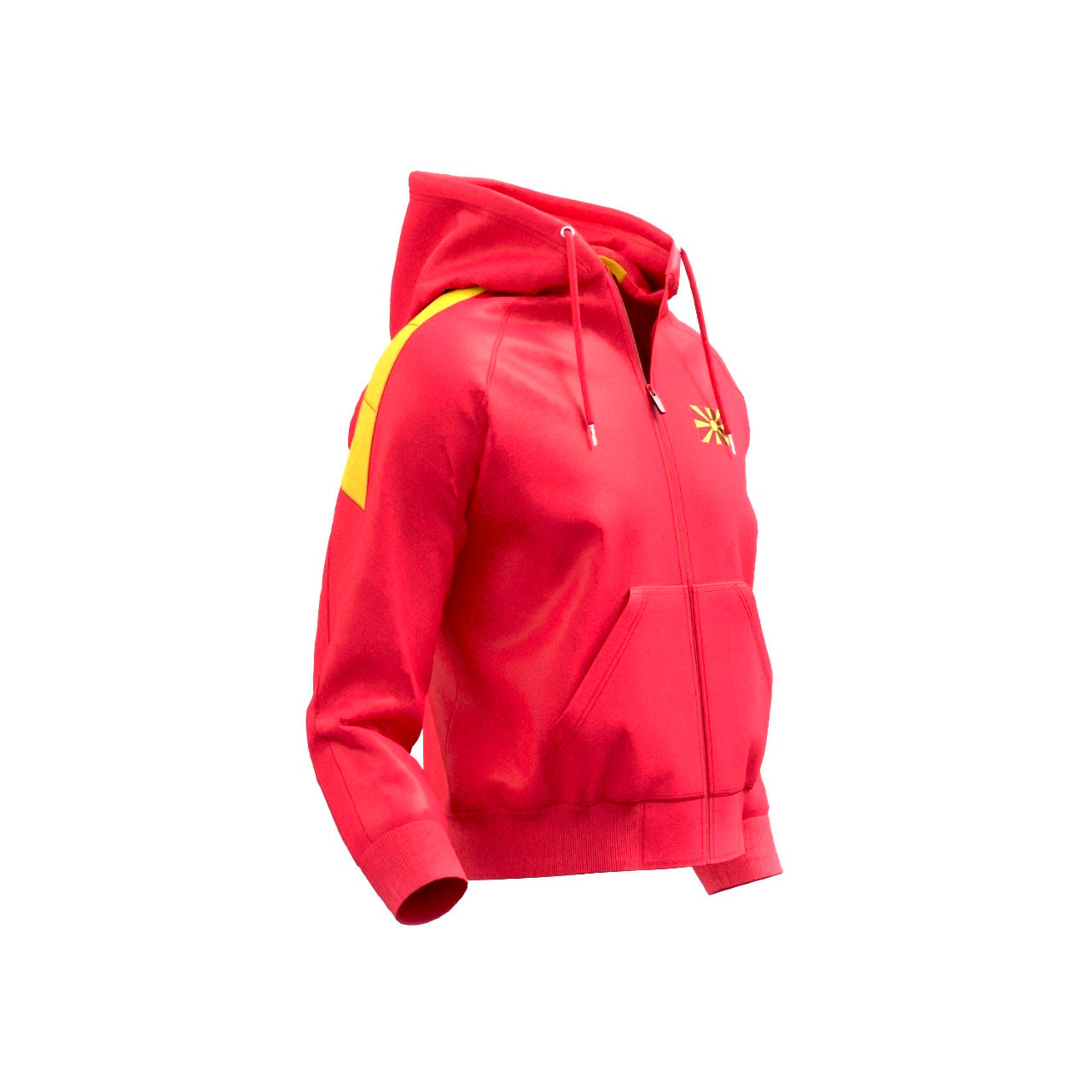 Macedonia Zipper Hoodie jumper (red jumper / north Macedonian training jacket / warm up jacket / Harmony day / Macedonia jersey / Maso jumper)
