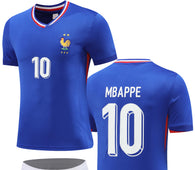 Football jersey France Home Mbappe 24/26 number#10 ( France away shirt  / French european jersey )