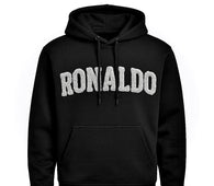 RONALDO black hoodie jumper 400grams ( High quality / super heavy 7# Ronaldo  / jumper )