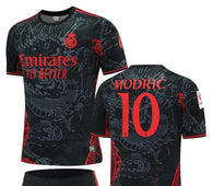 Football Jersey Real Madrid fc red dragon 2025-2026 Modric #10( A Grade soccer shirt & shorts / junior shirt / gift )