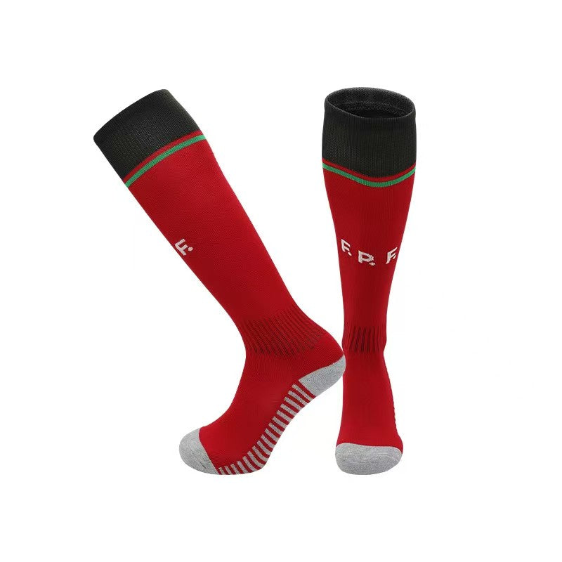 socks Portugal home 2024-2025 ( football socks / kids socks / adult socks / soccer socks)
