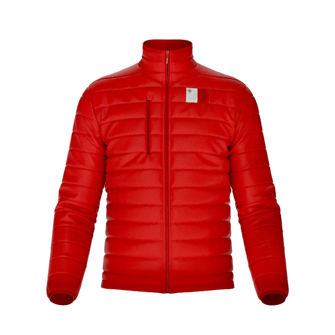 Malta Puffer jacket (red padded / winter training warm up jacket / Harmony day / Maltese winter )