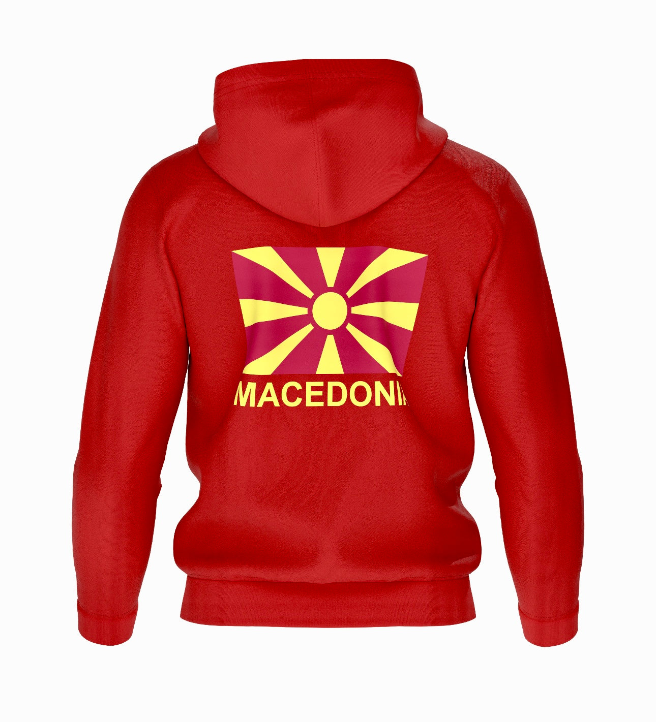 Macedonia Hoodie jumper (red jumper / north Macedonian training jacket / warm up jacket / Harmony day / Macedonia jersey / Maso jumper)