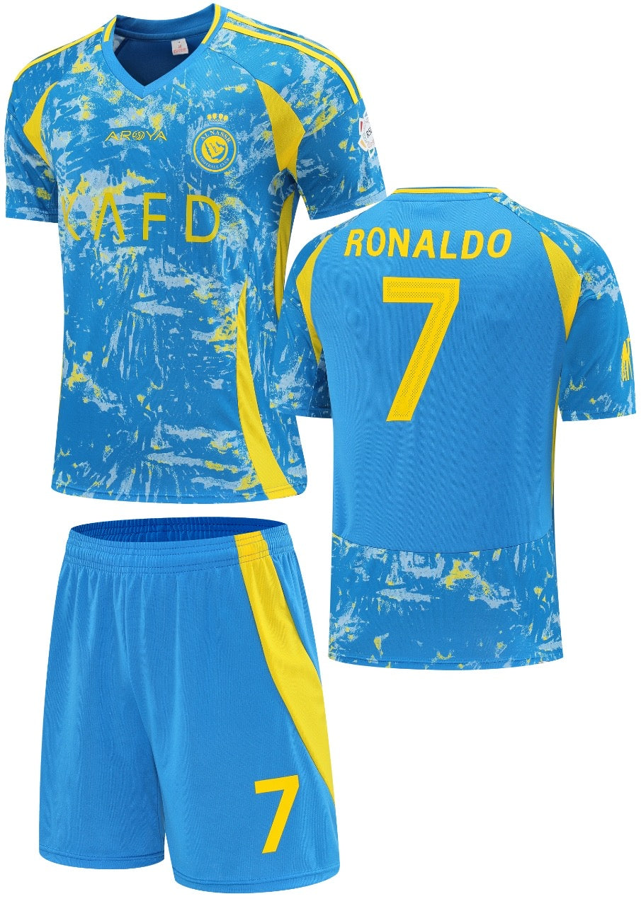 Football Jersey Al Nassr fc Ronaldo limited edition number#7  25/26 ( Saudi arabian team / soccer / matching shirt & shorts )