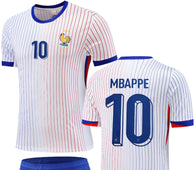 Football jersey France Away Mbappe 24/25 number#10 ( France away shirt  / French jersey )