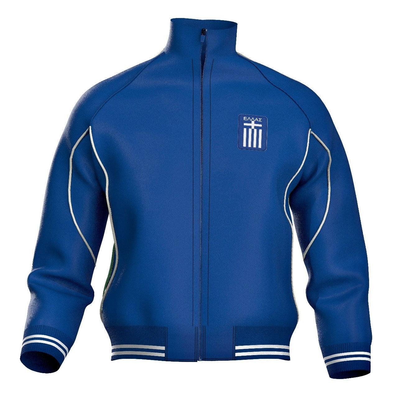Greece jacket (Hellas blue / Greece training jacket / warm up jacket / Harmony day / greek jersey / Greek Ελλάς book week )