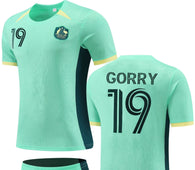 Football Jersey set Australia away 23-24 Gorry number #19 ( Australia shirt / soccer shirt / country shirt / football shirt )