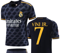 Football Jersey Real Madrid fc away 2023-2024  Vini Jr #7 ( soccer shirt / junior shirt / soccer jersey / gift / shirt)