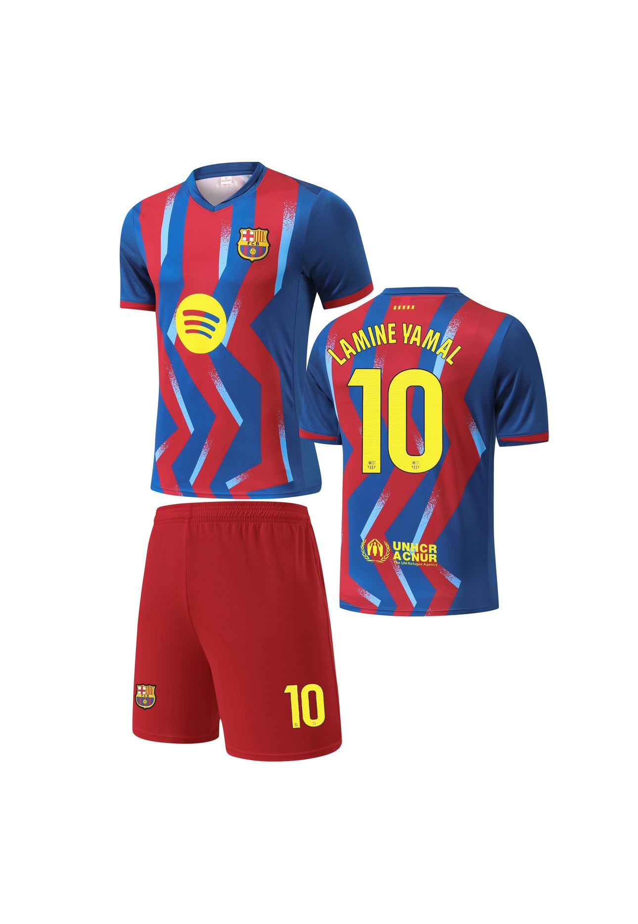 Football Jersey Barcelona fc 2nd strip LAMINE YAMAL 2025-2026 ( quality soccer shirt & shorts / football shirt / Barca shirt / Barcelona / Spain shirt ) bc