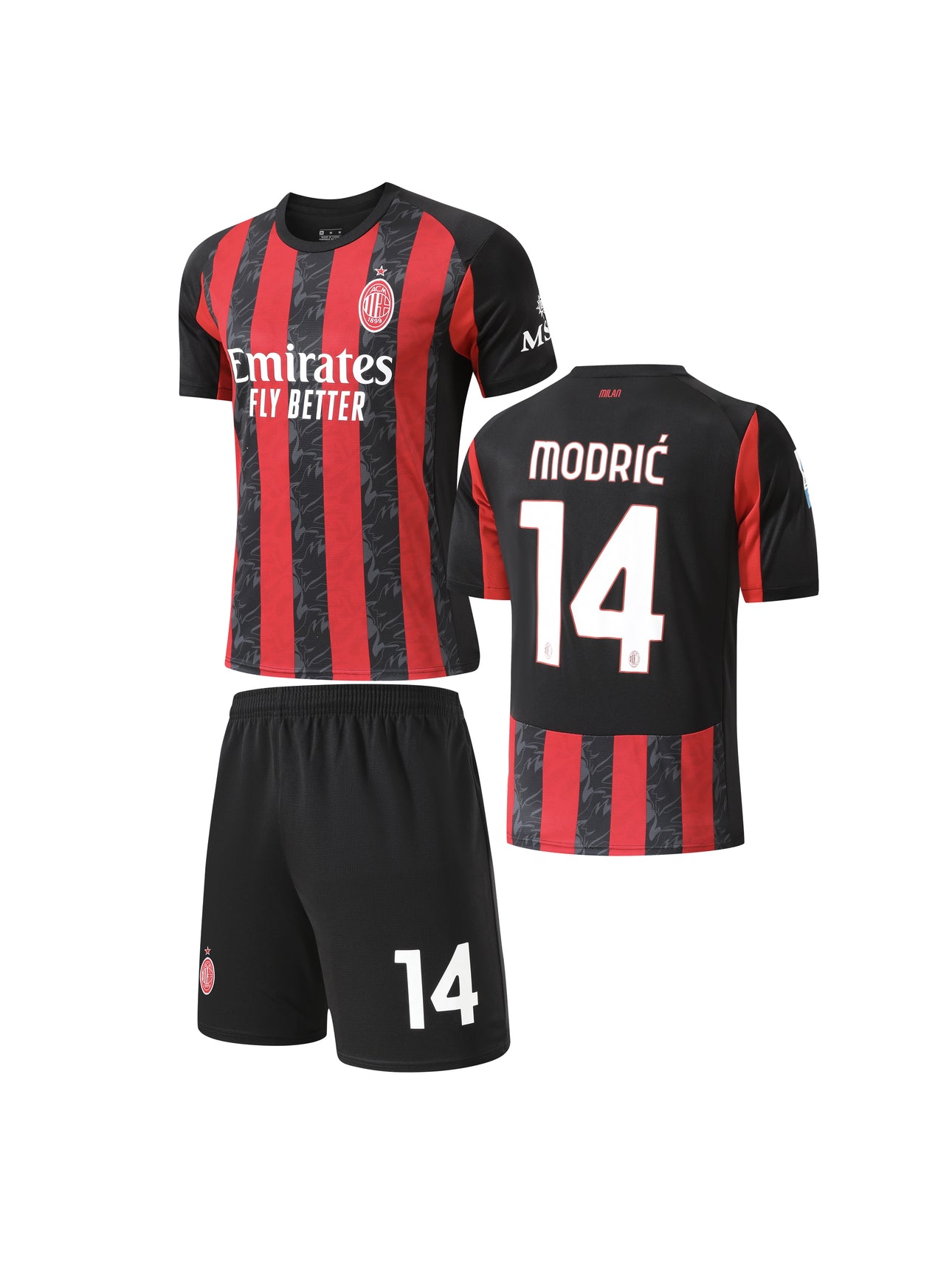 Football Jersey Ac Milan home MODRIC number #14 2025/2026 ( Harmony day / jersey & Shorts )