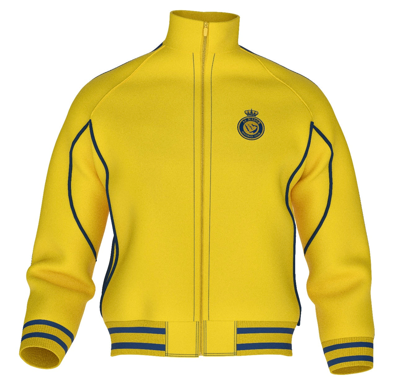 Al nassr jacket 24/26( yellow/  Ronaldo training jacket / warm up jacket / Harmony day )