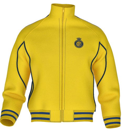 Al nassr jacket 24/26( yellow/  Ronaldo training jacket / warm up jacket / Harmony day /  jersey / Brazil jumper)