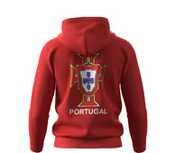 Portugal Hoodie Jumper 24/26 (fleece/ Ronaldo/ red jumper /  training / warm up / Harmony day / Portuguese jumper)