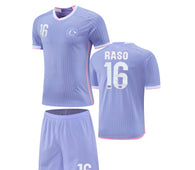 Football Jersey set Australia purple  Hayley Raso number#16 25/26( shirt & shorts / soccer shirt / country / football shirt )