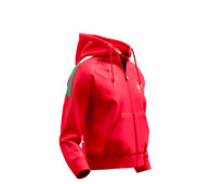 Portugal zipper Hoodie Jumper 24/26 (fleece / Ronaldo/ red jumper /  training  / warm up/ Harmony day /  jersey / porto jumper)