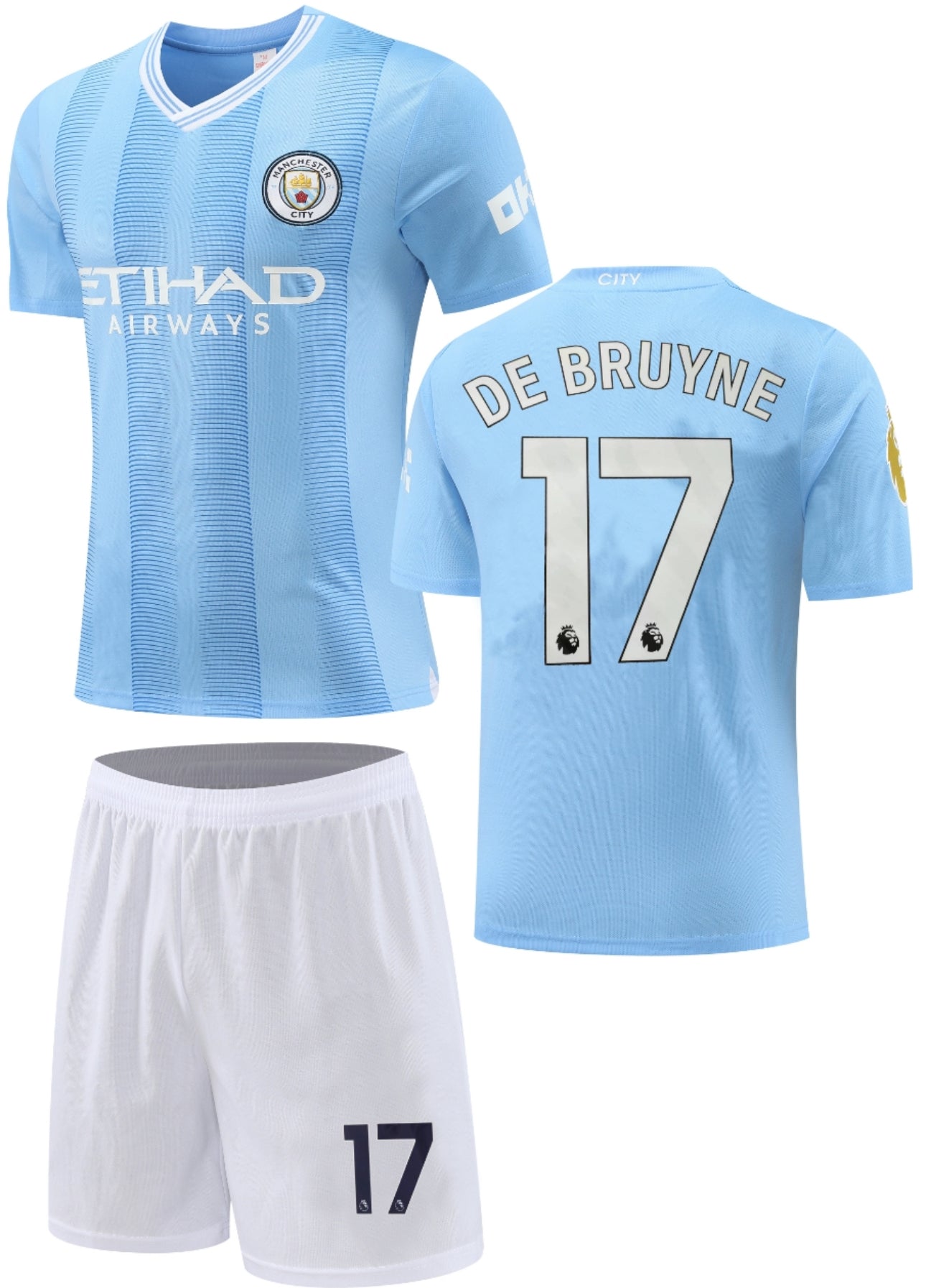 Football jersey Manchester City home DEBRUYNE #17 2023-2024 ( jersey and shirts / specials )