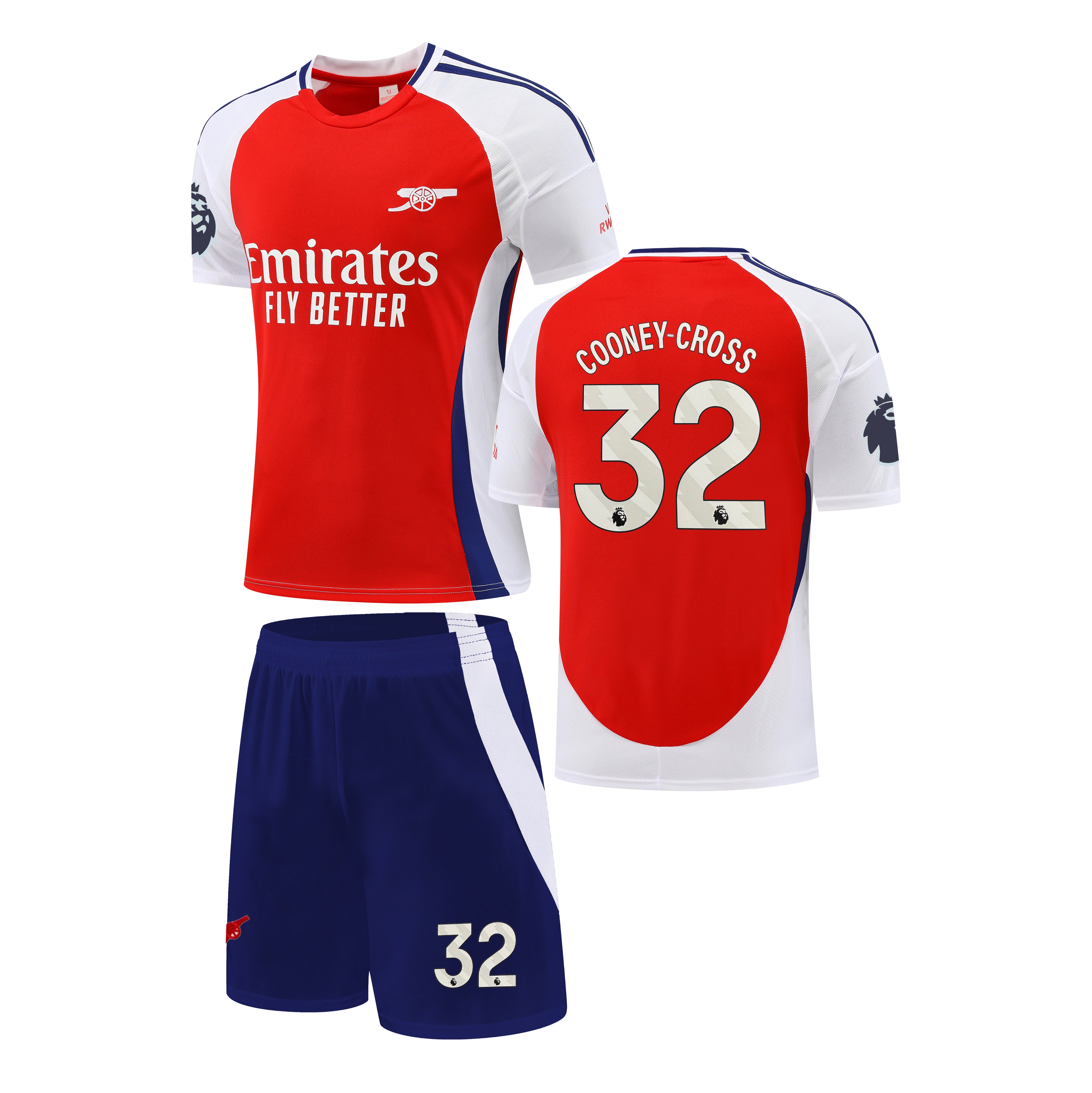 Football jersey ARSENAL Home Kyra Cooney-Cross number #32 24/25 ( ladies jersey & shorts / Matilda / soccer shirt)