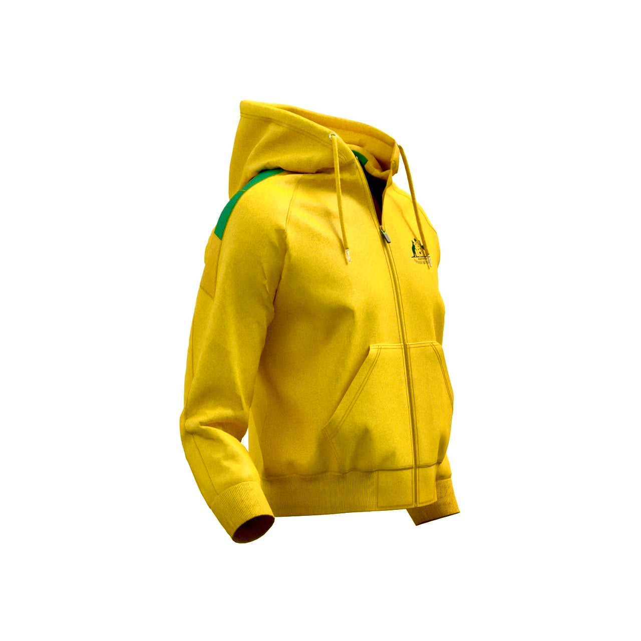 Australia  Zipper hoodie jumper 24/26( yellow fleece / training jacket / warm up jacket / Harmony day / AUS jumper)