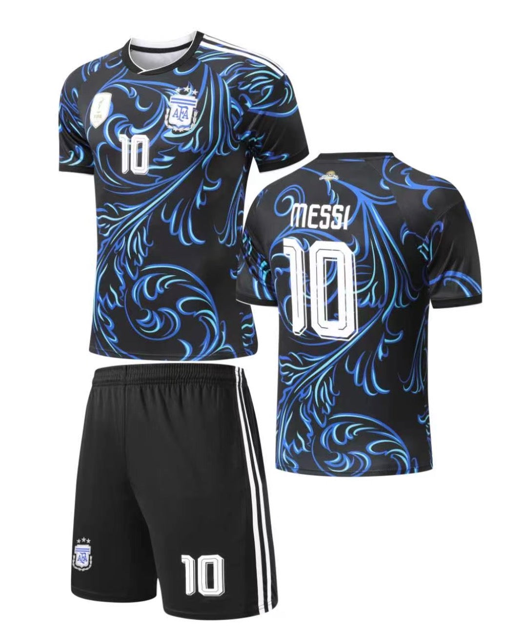 Football Jersey Argentina away Messi number #10 World Cup 2026 ( soccer shirt & shorts / Lionel Messi / soccer / country )