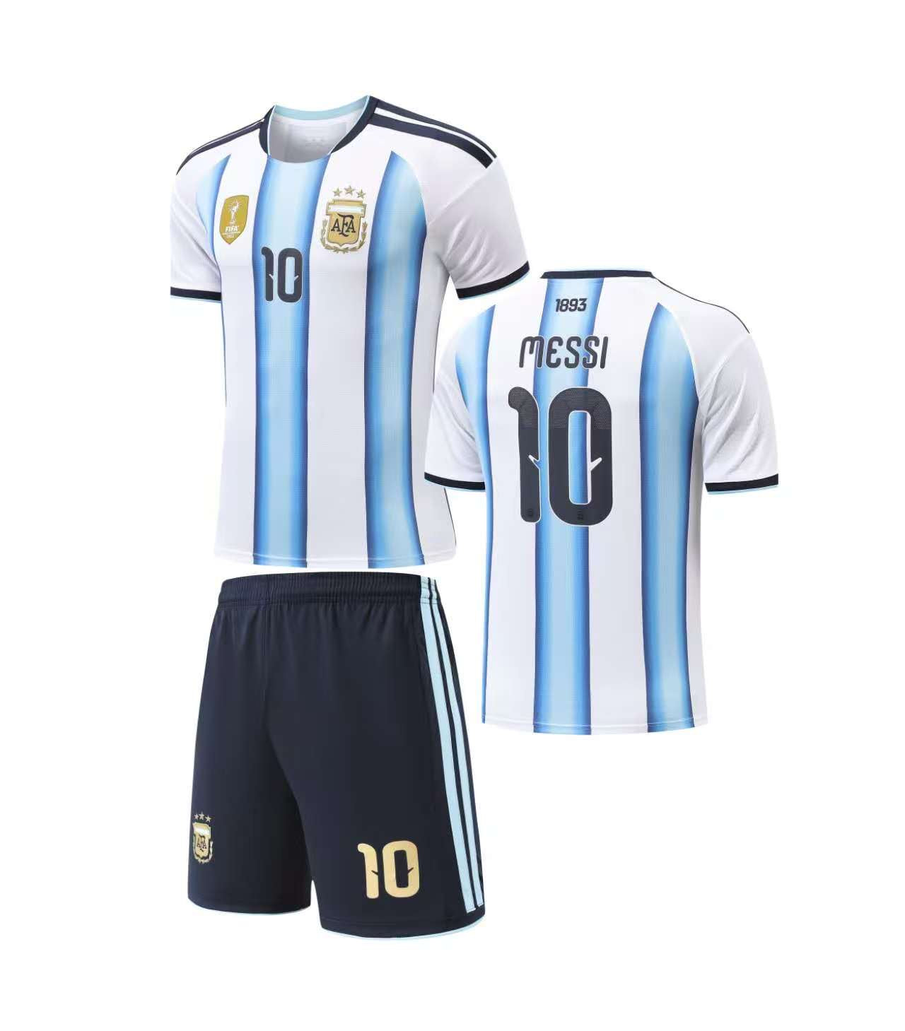 Football Jersey Argentina Away Messi number#10 World Cup 2026 ( soccer shirt & shorts / Lionel Messi / soccer / country )