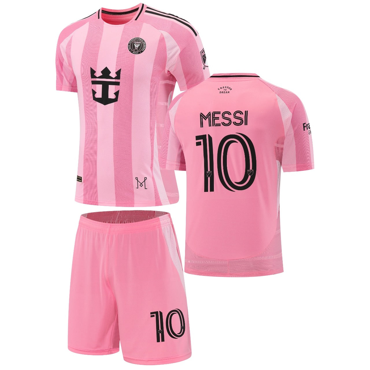 Football Jersey Inter Miami Home Messi number#10 2025-2026 ( A grade high quality shirt & shorts / Lionel / soccer jersey )