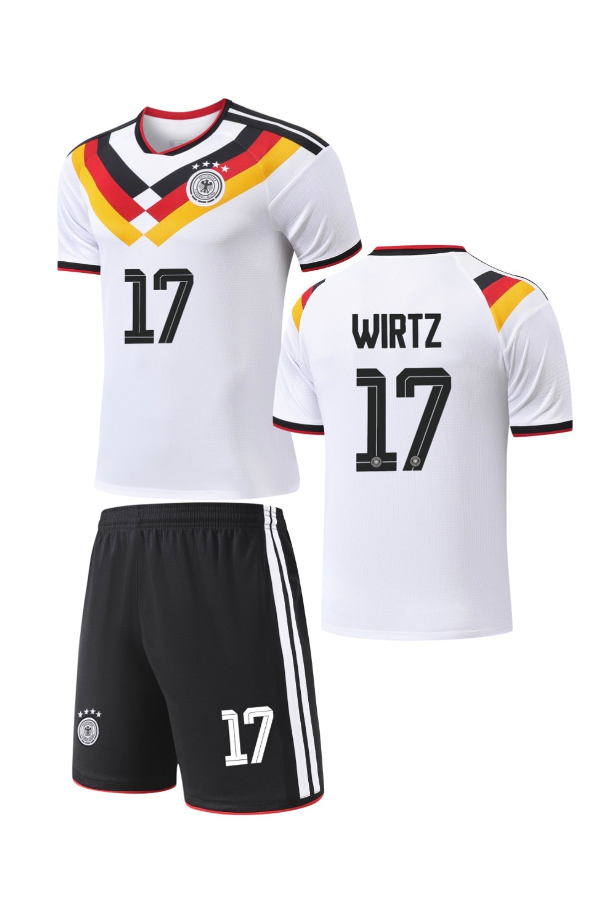 Football Jersey Germany home FLORIAN WIRTZ number#17( euro /european world cup / German shirt / Harmony day / country shirt / German jersey )