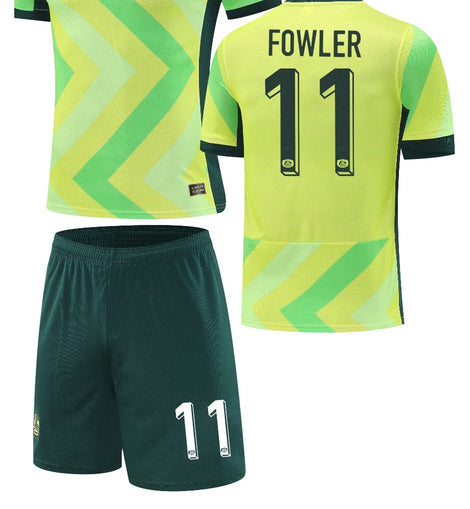 Football Jersey set Australia home 25-27 FOWLER number#11 ( A Grade / Australia shirt / soccer / country shirt )
