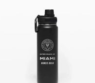 Metal Drink bottle inter Miami ( cool water / Messi training / school / sports team / Gym / soccer)