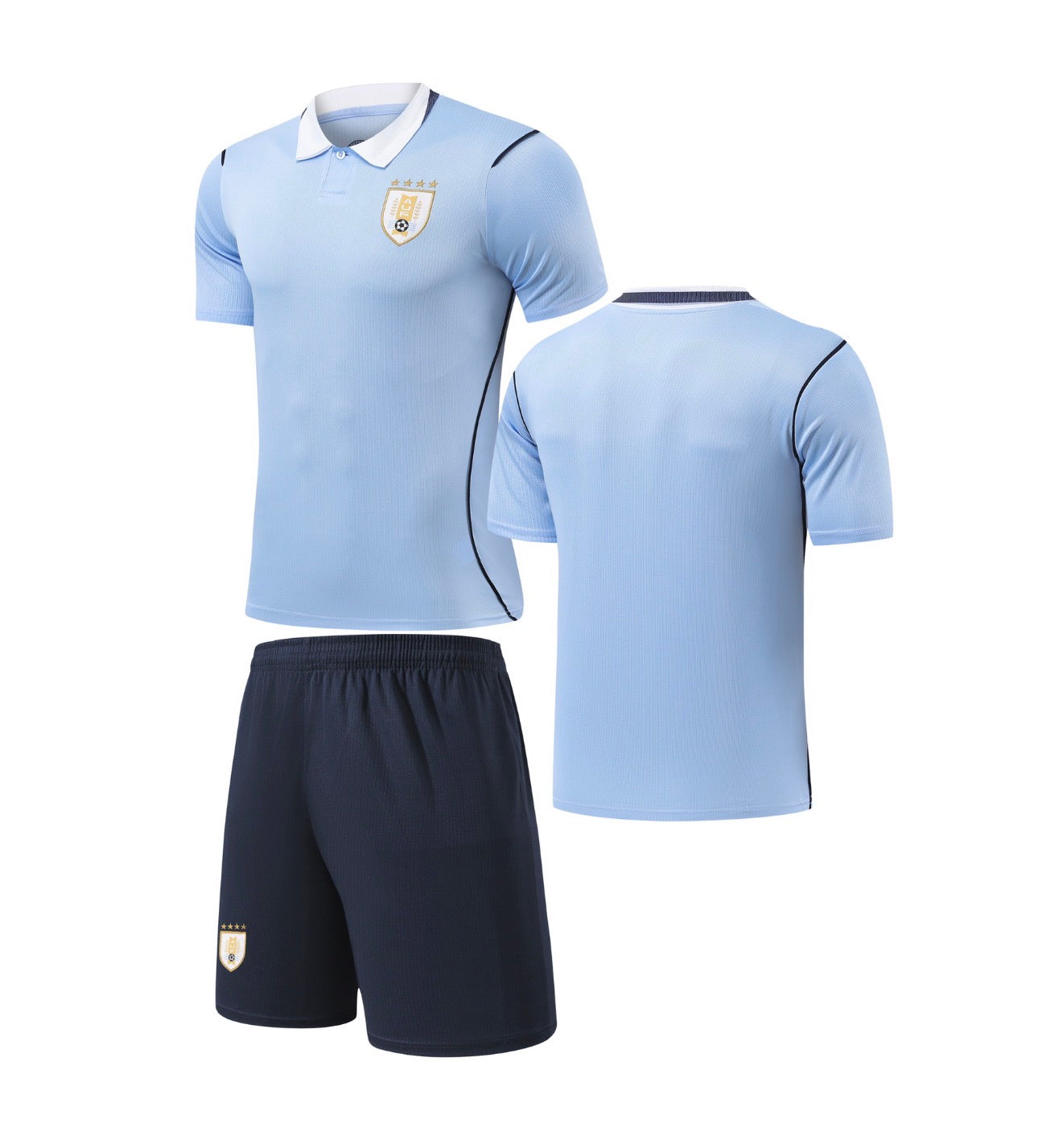 Football Jersey set Uruguay home no name ( soccer shirt / country jersey / football shirt / Uruguayan jersey / Uruguayan shirt / shirt )
