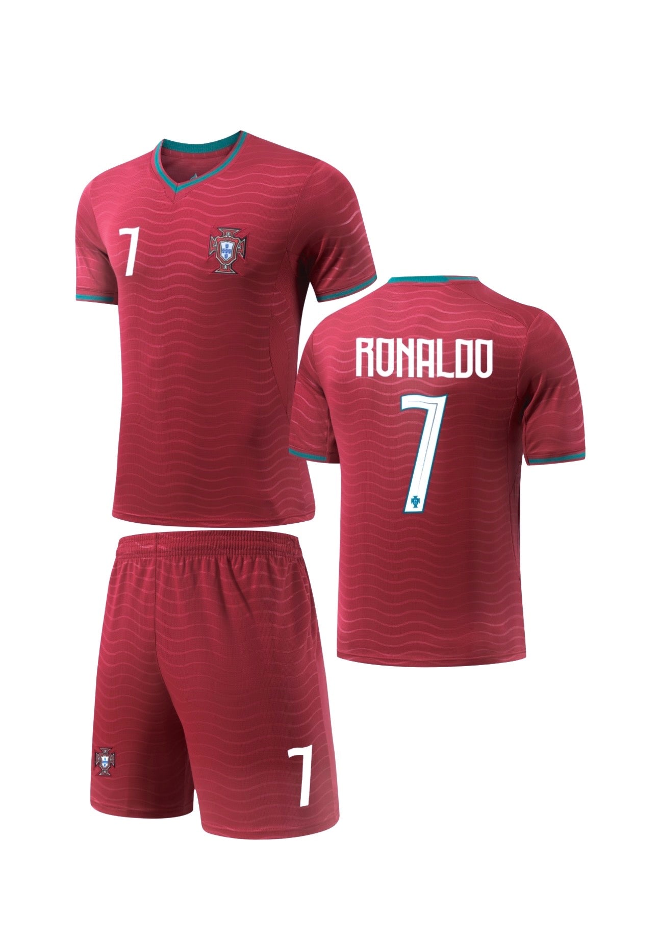 Football Jersey Portugal home Ronaldo 2026 World Cup set ( Harmony day / country jersey & shorts / football shirt / Portug al euro shirt  / Ronaldo jersey / European championship )