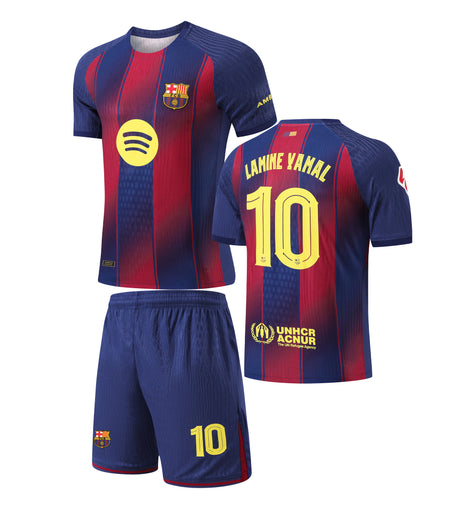 Football Jersey Barcelona fc  Home LAMINE YAMAL 2025-2026 ( A grade quality soccer shirt & shorts / football shirt / Barca shirt / Barcelona / Spain shirt ) bc