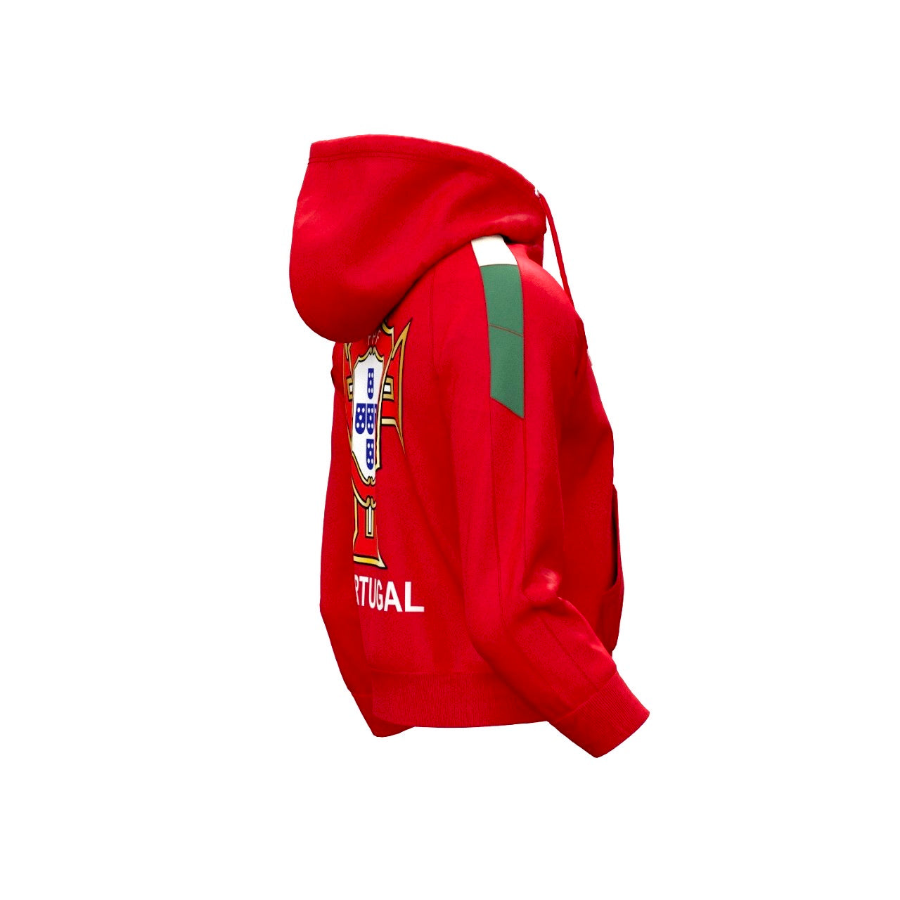 Portugal zipper Hoodie Jumper 24/26 (fleece / Ronaldo/ red jumper /  training  / warm up/ Harmony day /  jersey / porto jumper)