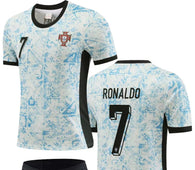 Football Jersey Portugal Away Ronaldo 24/26 ( Harmony day / country jersey / football shirt / Portugal shirt  / Ronaldo european jersey ) b