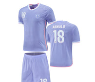 Football Jersey set Australia purple 25-26 ARNOLD Mackenzie number#18 ( Australia shirt / soccer shirt / country shirt / football shirt )