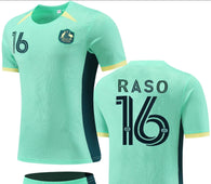 Football Jersey set Australia away 23-24 RASO number#16 ( Australia shirt / soccer shirt / country shirt / football shirt )