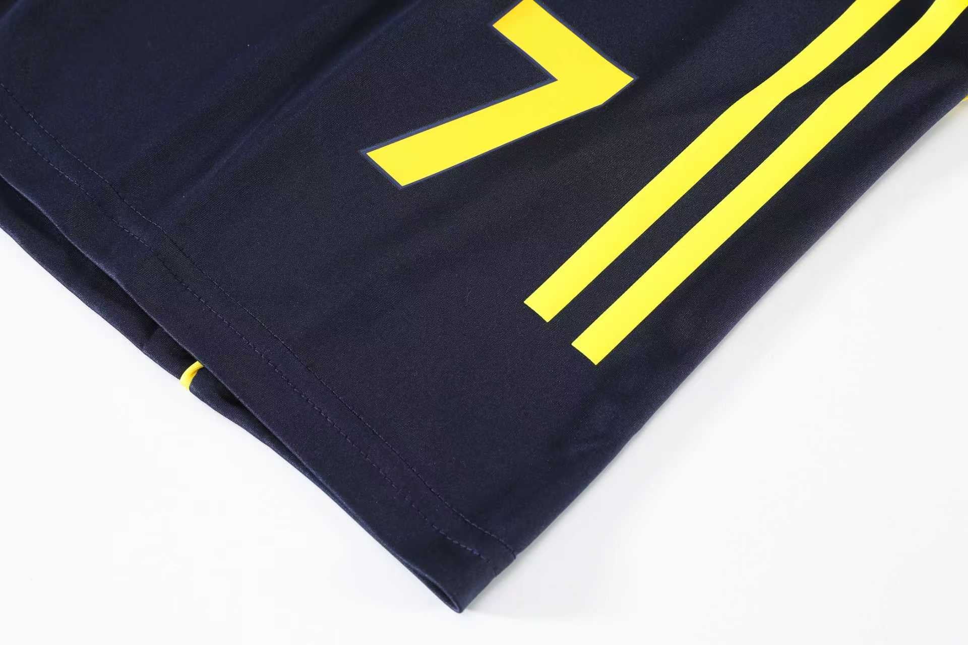 Football Jersey Al Nassr fc home Ronaldo number#7 25/26  ( A Grade Quality / saudi arabian team / soccer shirt & shorts / football shirt )