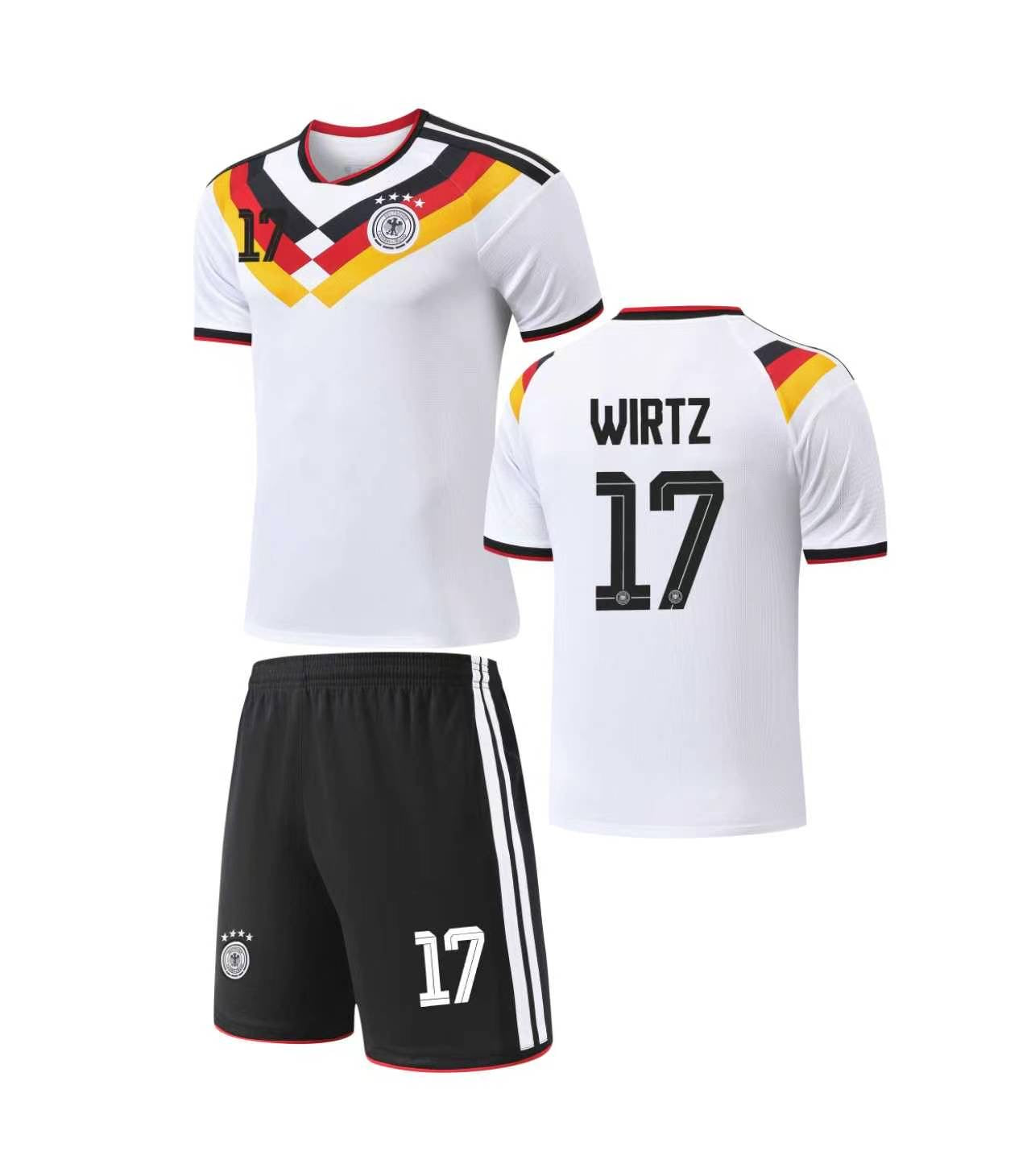 Football Jersey Germany home FLORIAN WIRTZ number#17( euro /european world cup / German shirt / Harmony day / country shirt / German jersey )