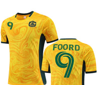 Football Jersey set Australia home 23-24 FOORD number #9( Australia shirt / soccer shirt / country shirt / football shirt )