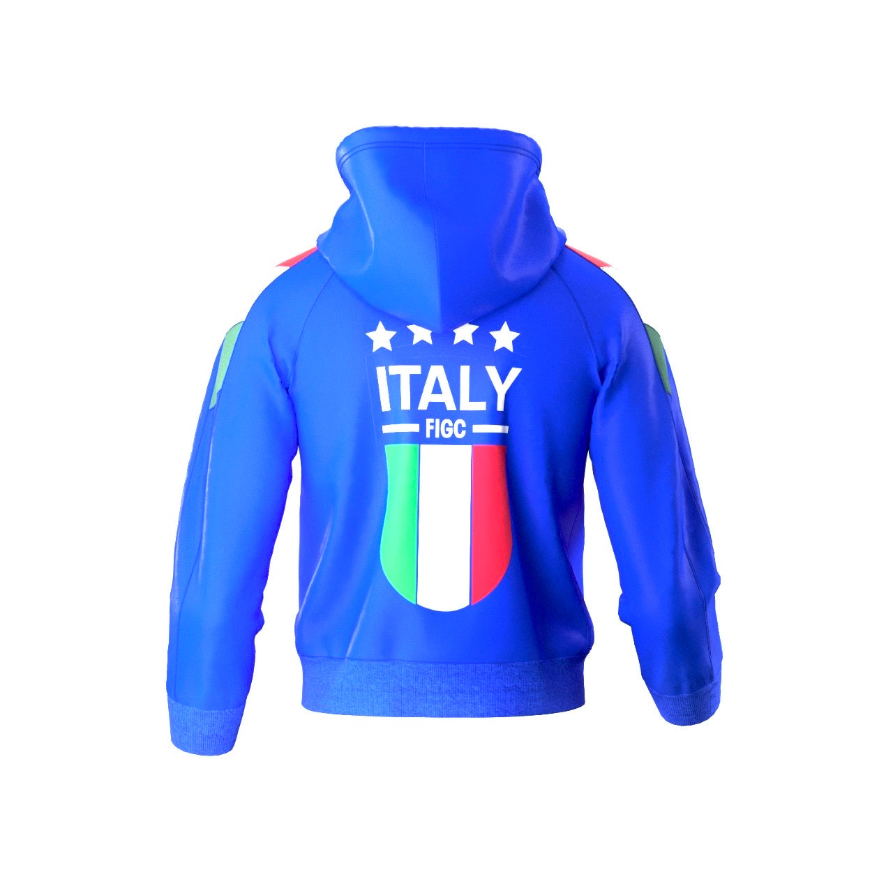 Italy zipper Hoodie jumper  24/26 ( italy blue / Italian training jacket / warm up jacket / Harmony day  / Italia jumper)