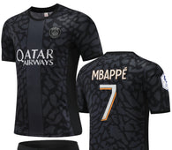 Football Jersey Paris saint Germain away Mbappe number#7 24-25(Psg jersey / Harmony day /  specials / Mbappe shirt / soccer Jersey) by