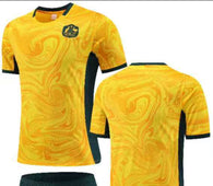Football Jersey set home 22/23 no name ( Australia shirt & shorts / soccer / country / blank football shirt  / Socceroo )