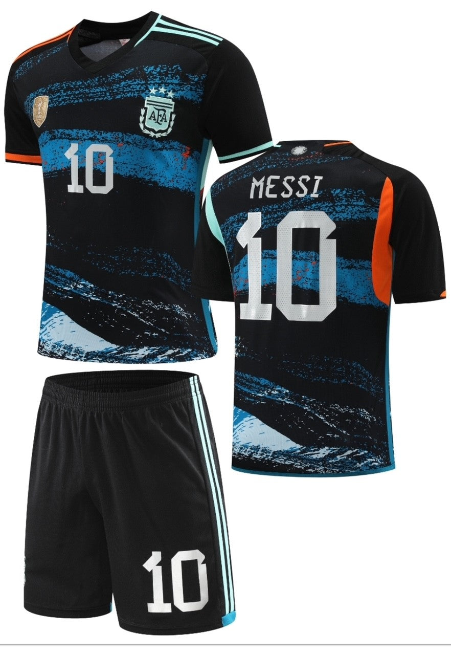 Football Jersey Argentina AWAY 24/25 Messi number#10 (soccer shirt / football shirt / Messi shirt / Messi soccer shirt / country shirt )