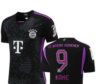 football Jersey Bayern Munich AWAY KANE #9 2023-2024 set ( jersey  / football  sets / club kit / soccer / football kit )