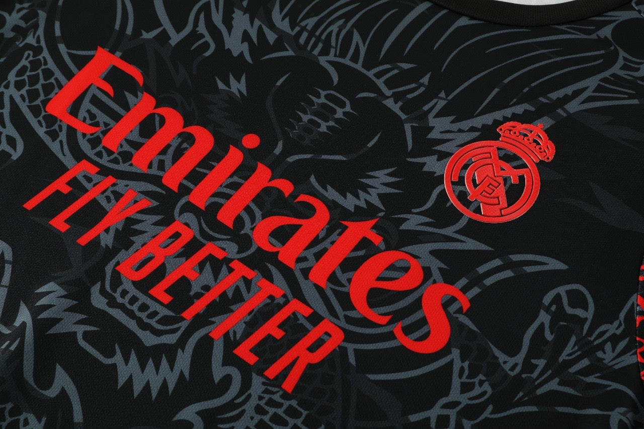 Football Jersey Real Madrid fc red dragon 2025-2026 Modric #10( A Grade soccer shirt & shorts / junior shirt / gift )