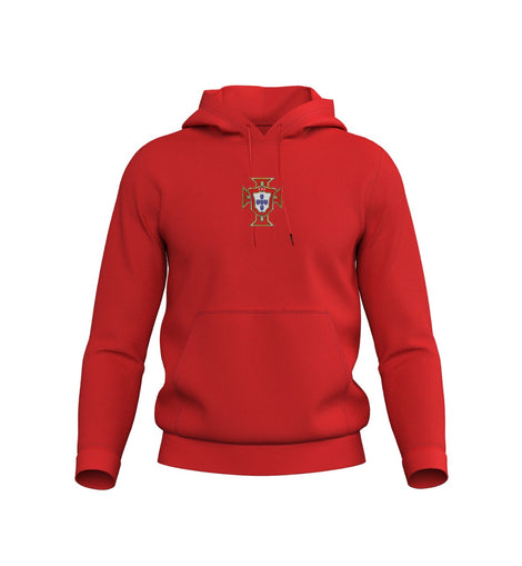 Portugal Hoodie Jumper 24/26 (fleece/ Ronaldo/ red jumper /  training / warm up / Harmony day / Portuguese jumper)